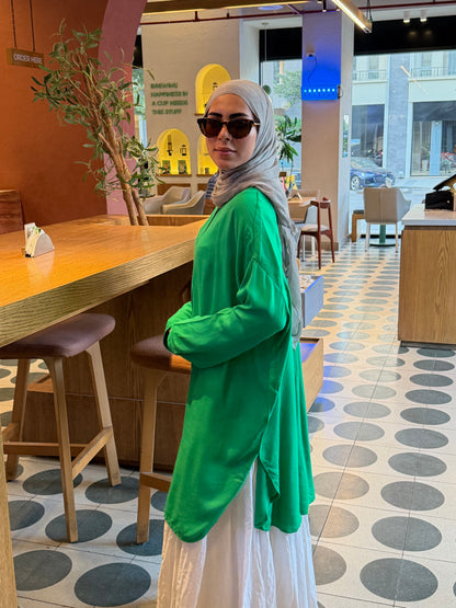 Green Over Sized Shirt