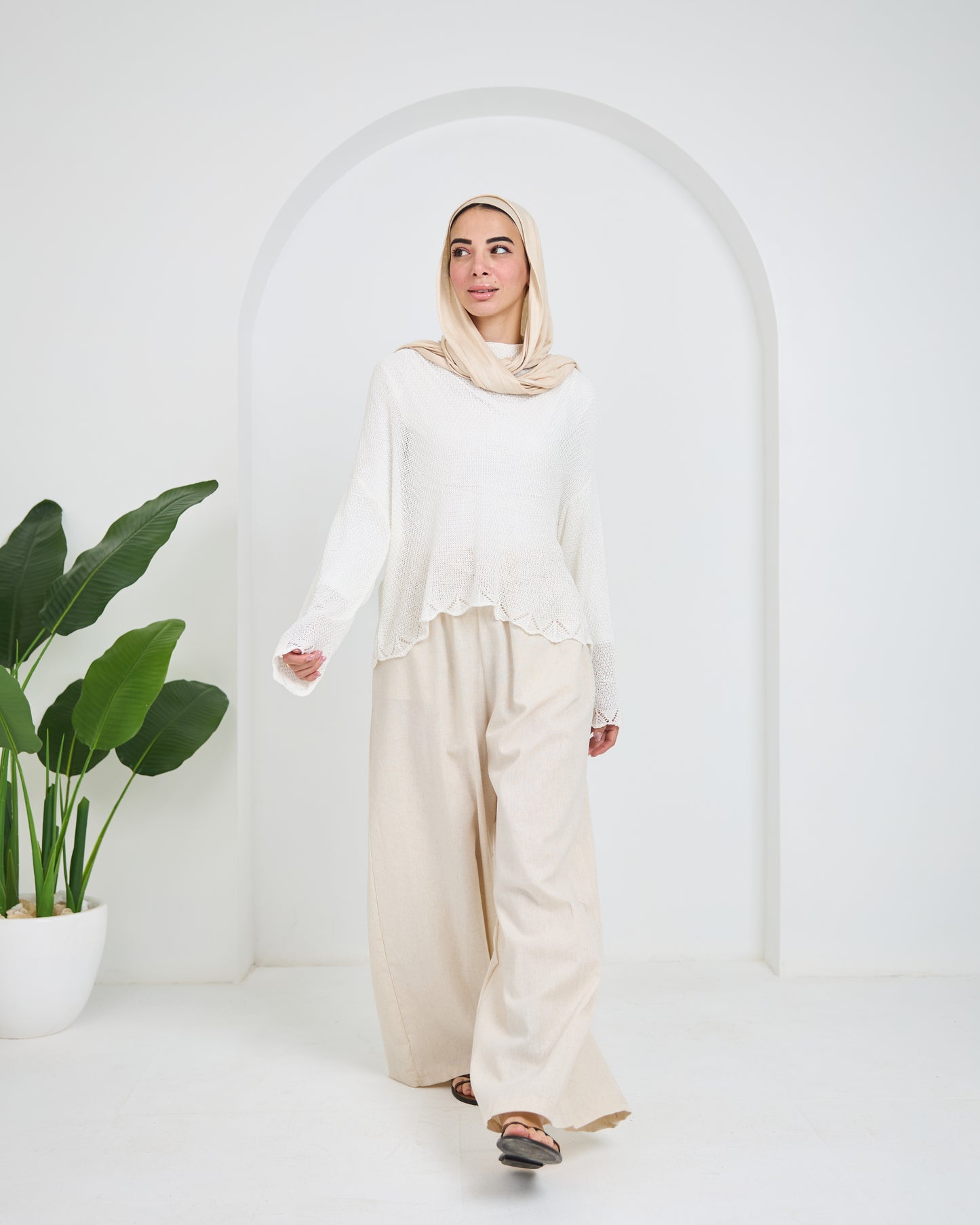 Luna Crochet Knit Blouse