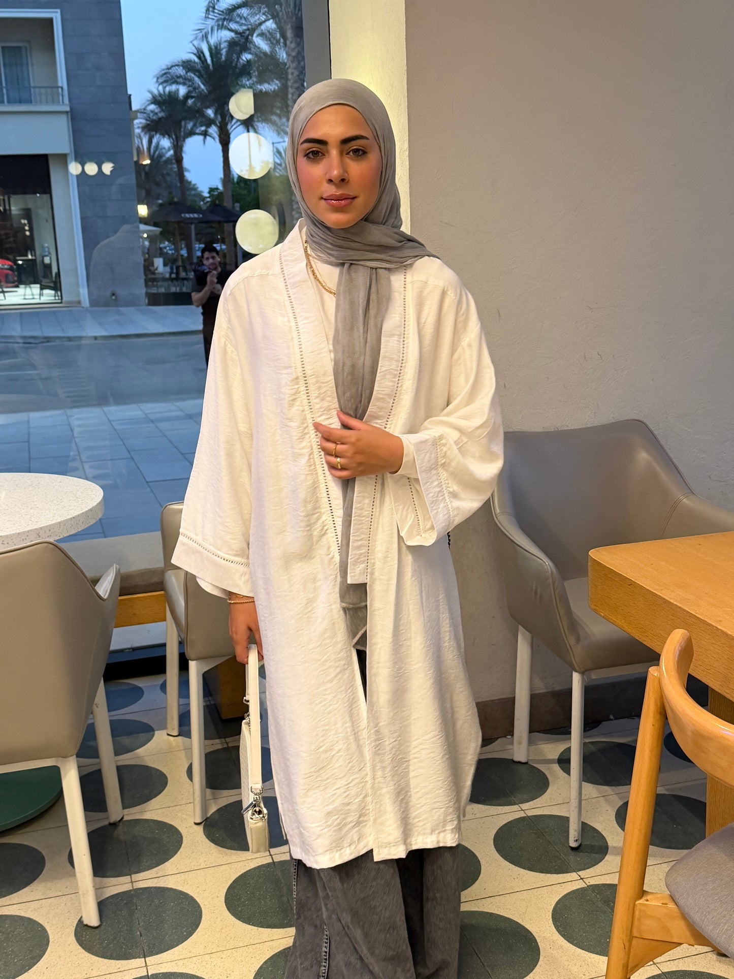 Luca Cardigan In White