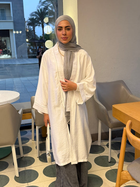 Luca Cardigan In White