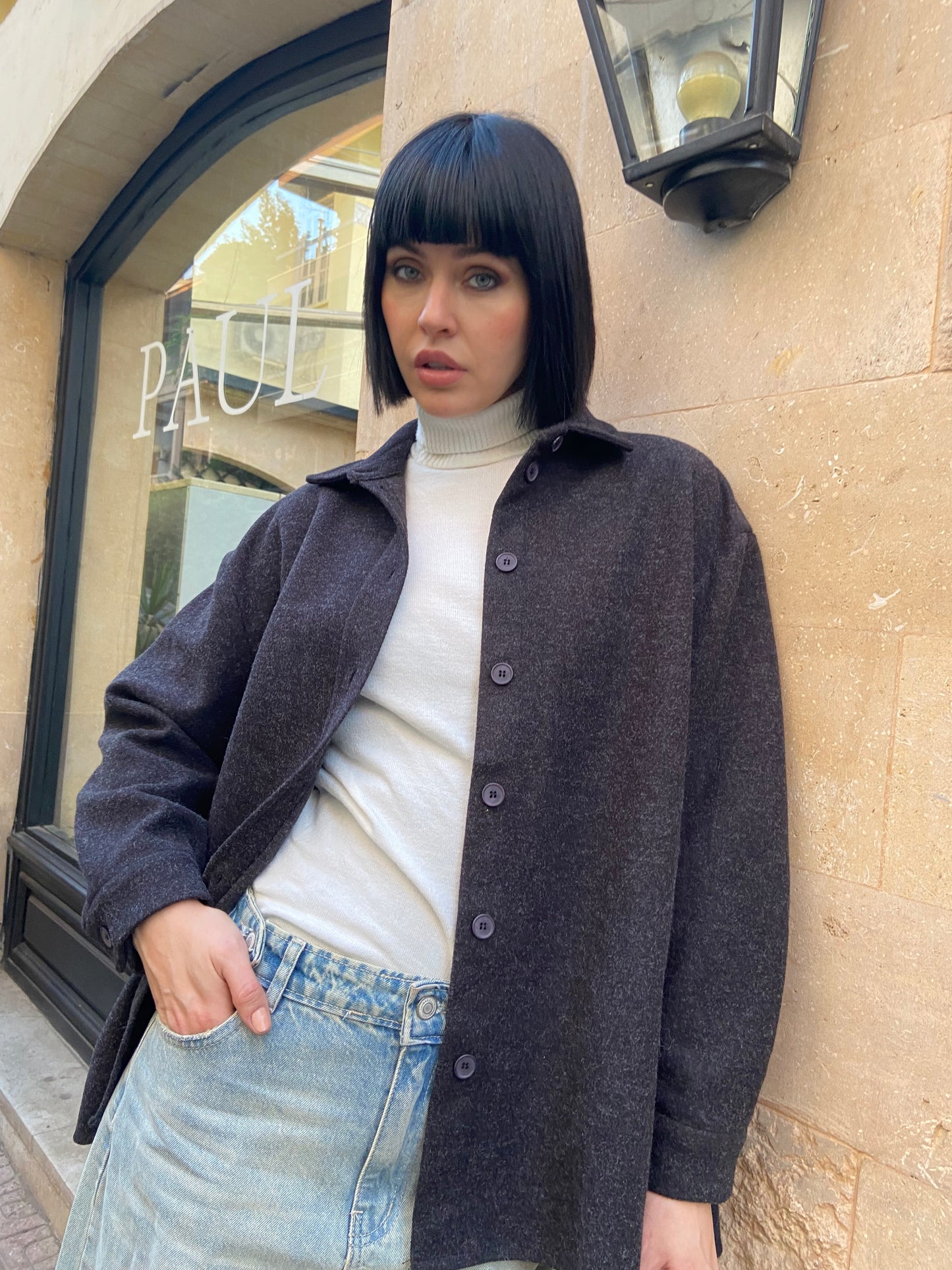 Classic Wool Buttoned Shirt/Jacket