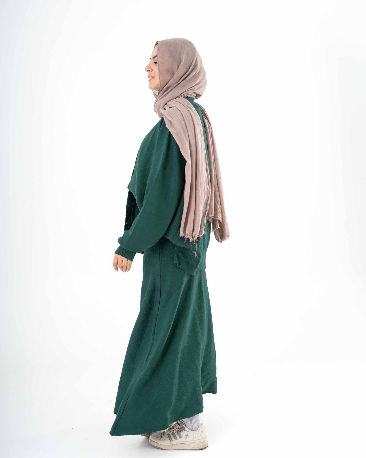 Cozy Knit Set In Green