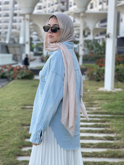 Oversized Denim Shirt