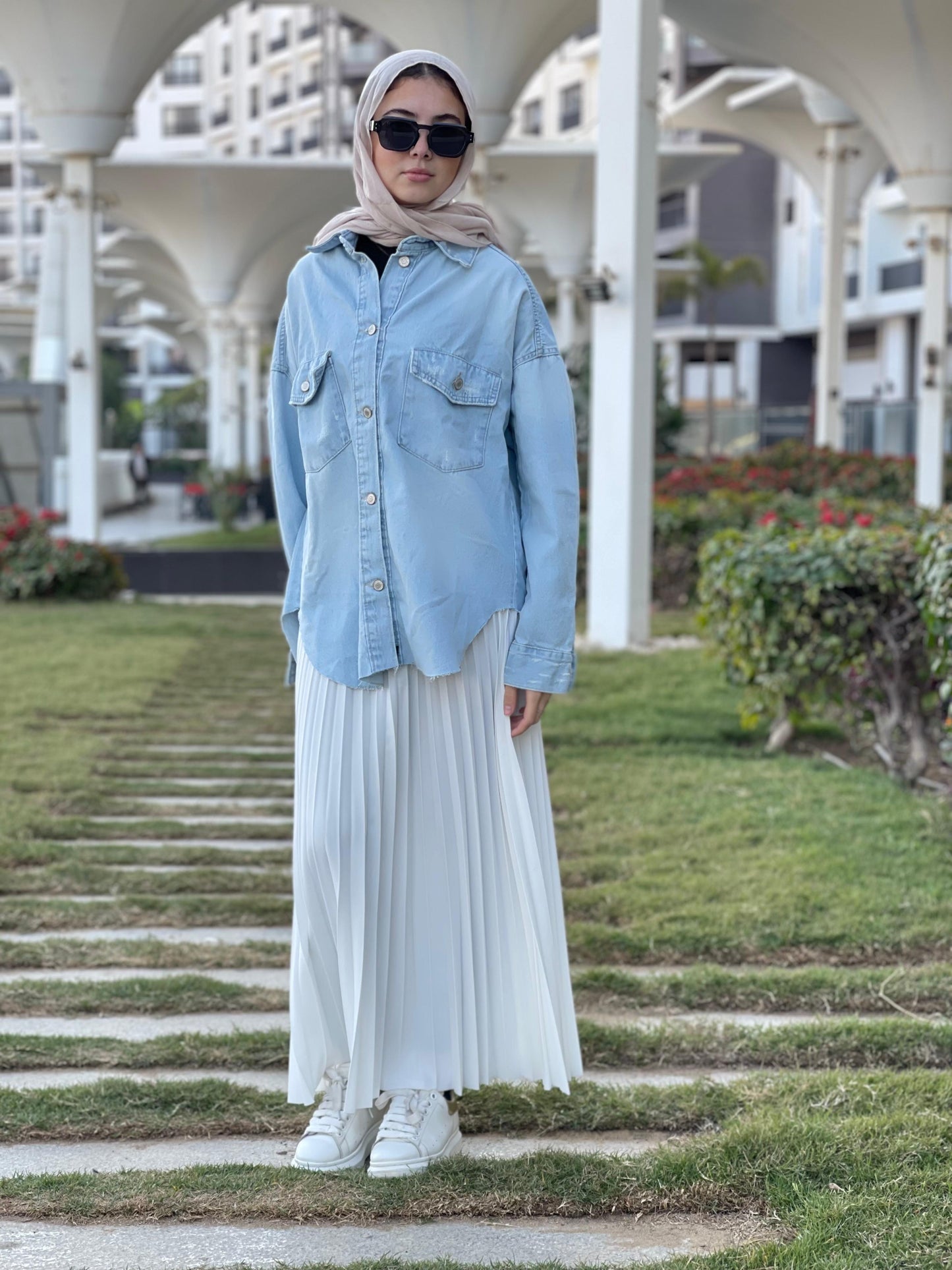 Oversized Denim Shirt