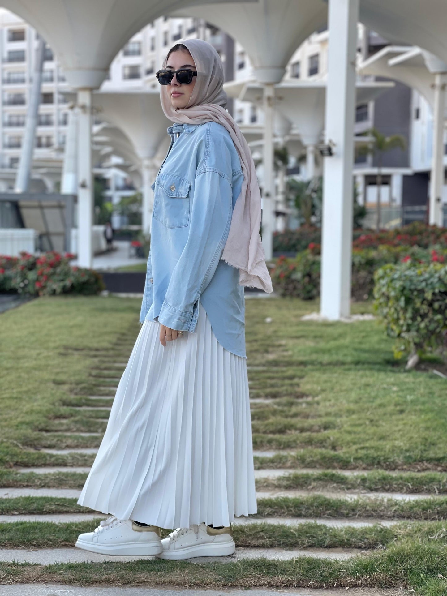 Oversized Denim Shirt