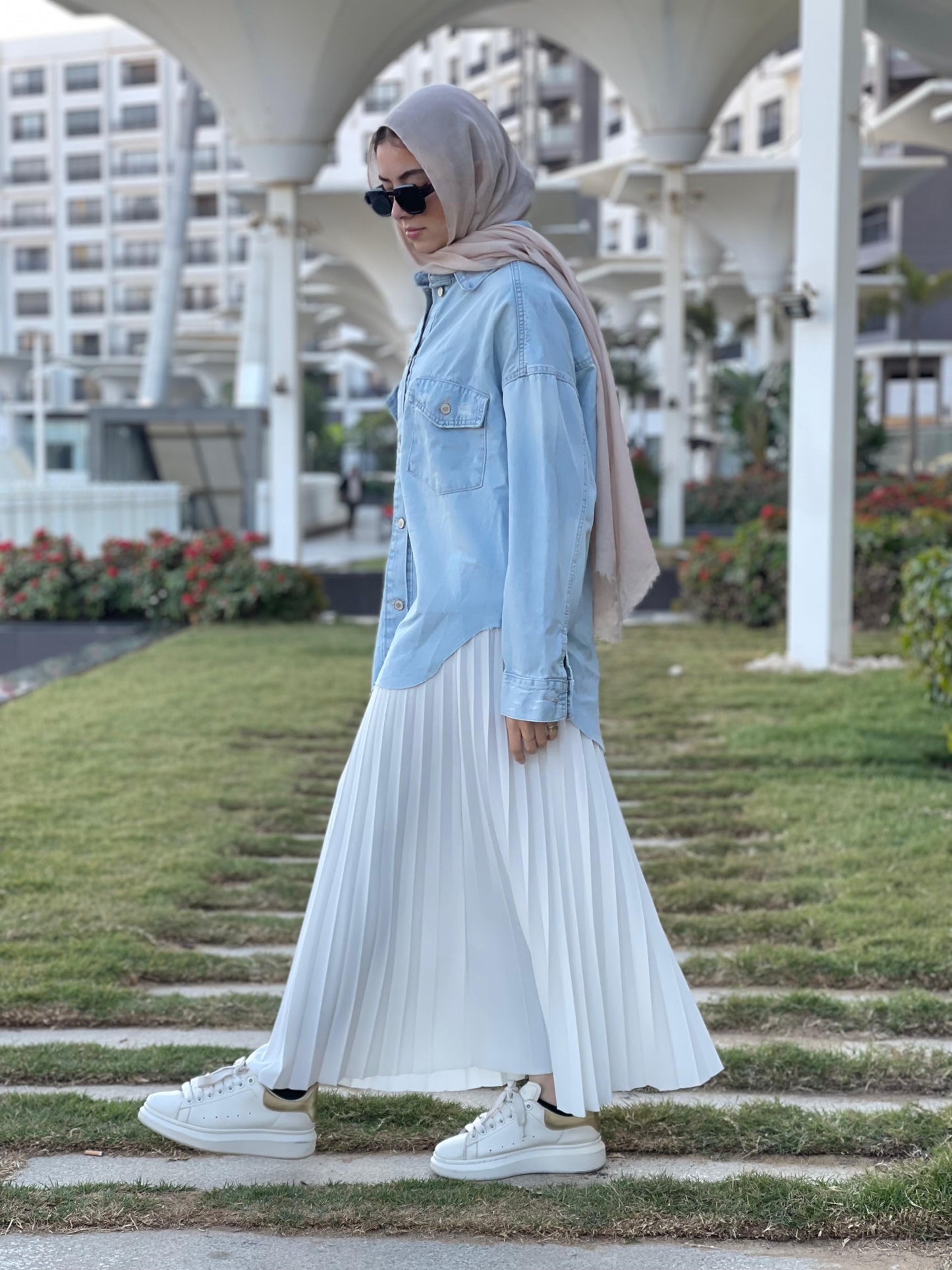 Oversized Denim Shirt