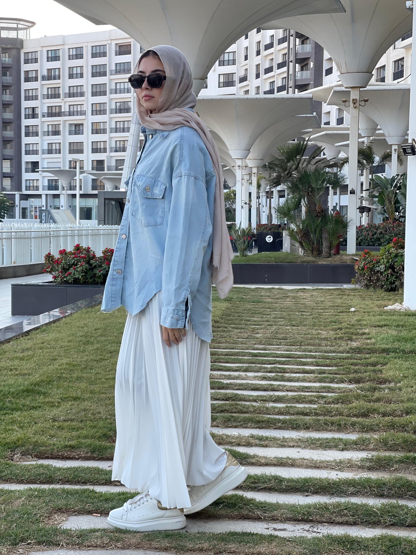 Oversized Denim Shirt