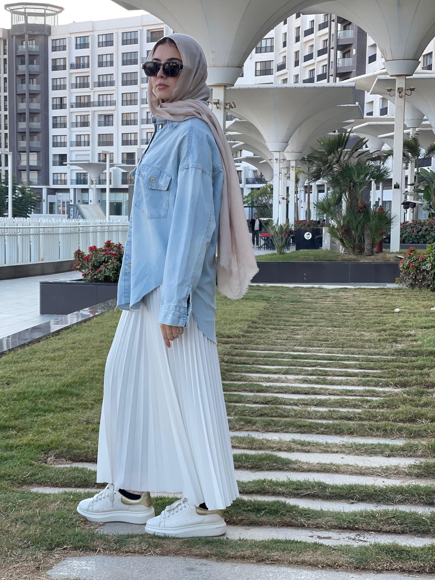 Oversized Denim Shirt