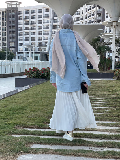 Oversized Denim Shirt