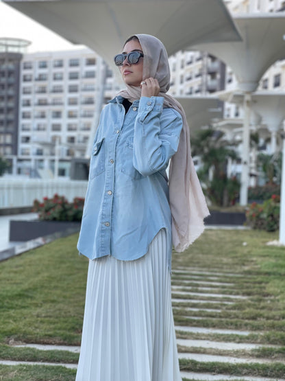 Oversized Denim Shirt