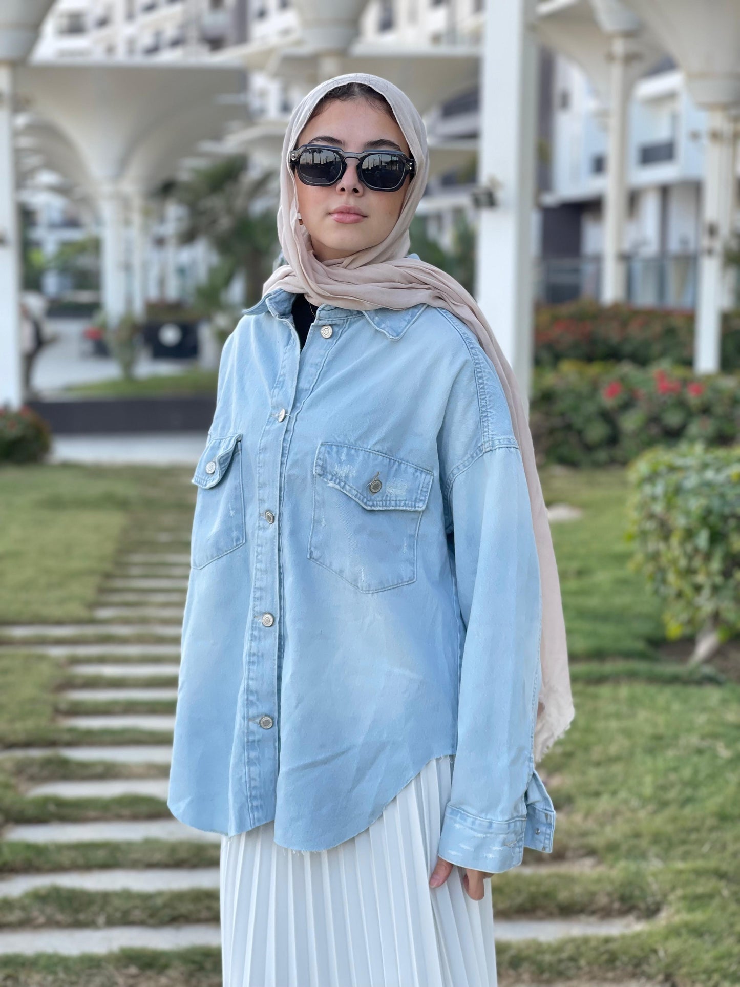 Oversized Denim Shirt