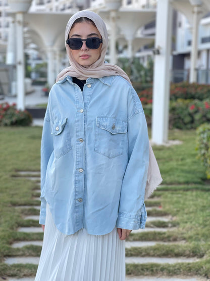 Oversized Denim Shirt