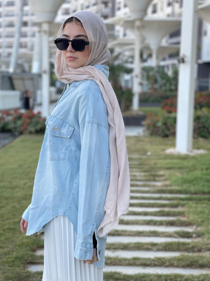 Oversized Denim Shirt