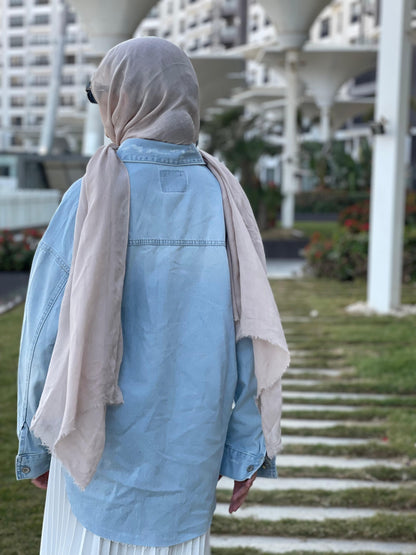 Oversized Denim Shirt