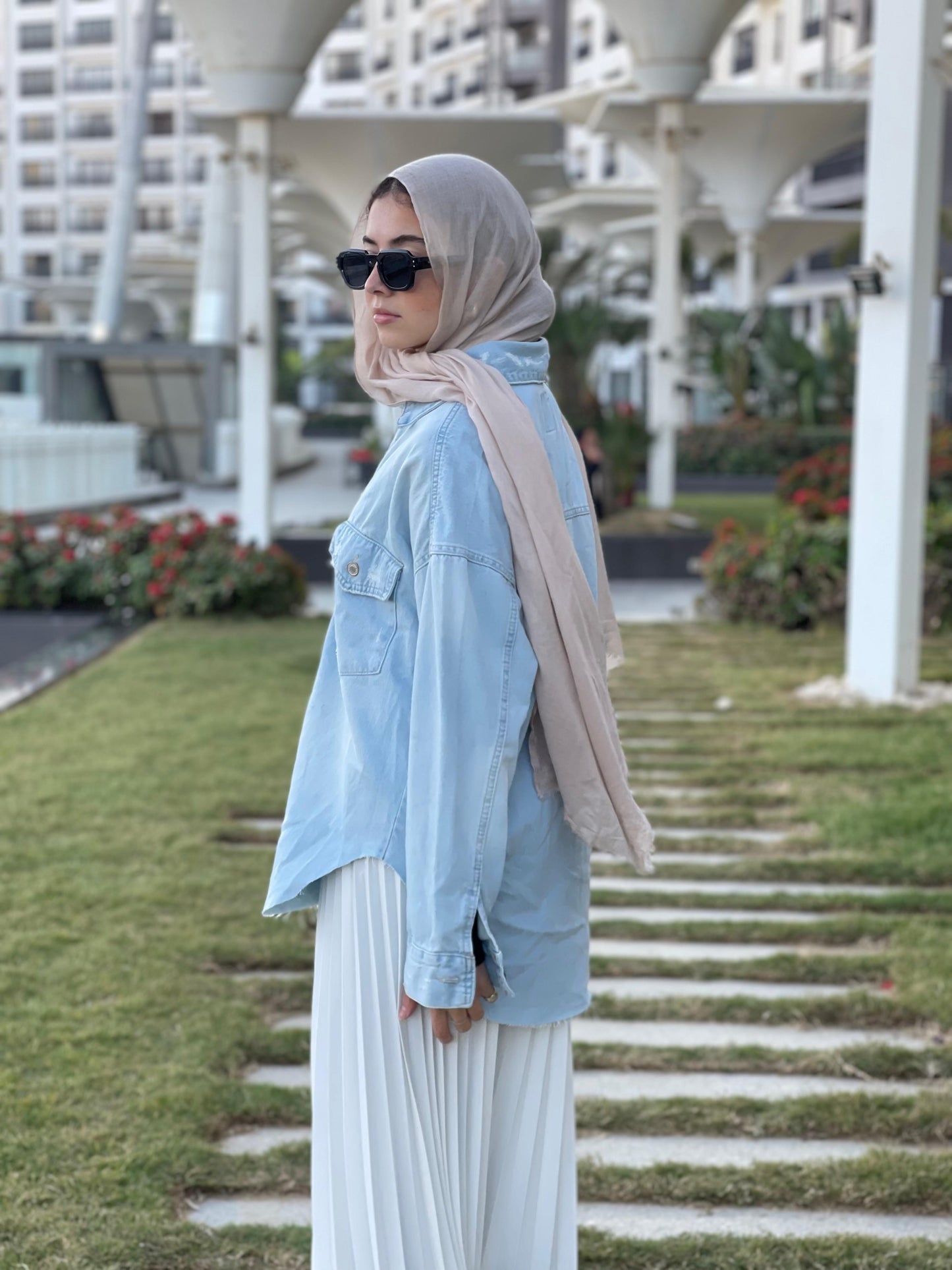 Oversized Denim Shirt