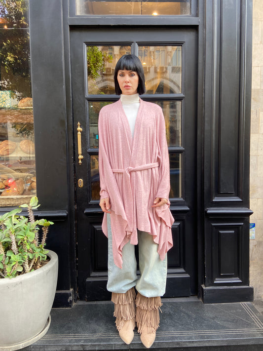 New Knitted Cap in Rose