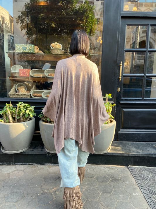 New Knitted Cap in Cafe