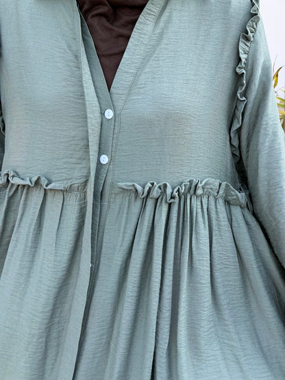 Waist Maxi Dress