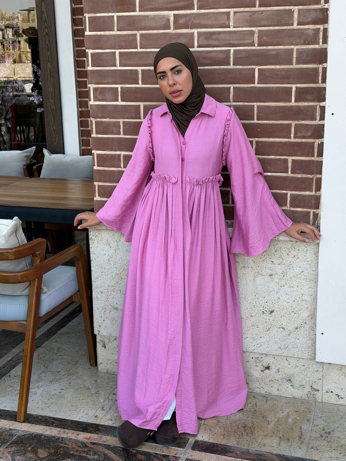 Waist Maxi Dress