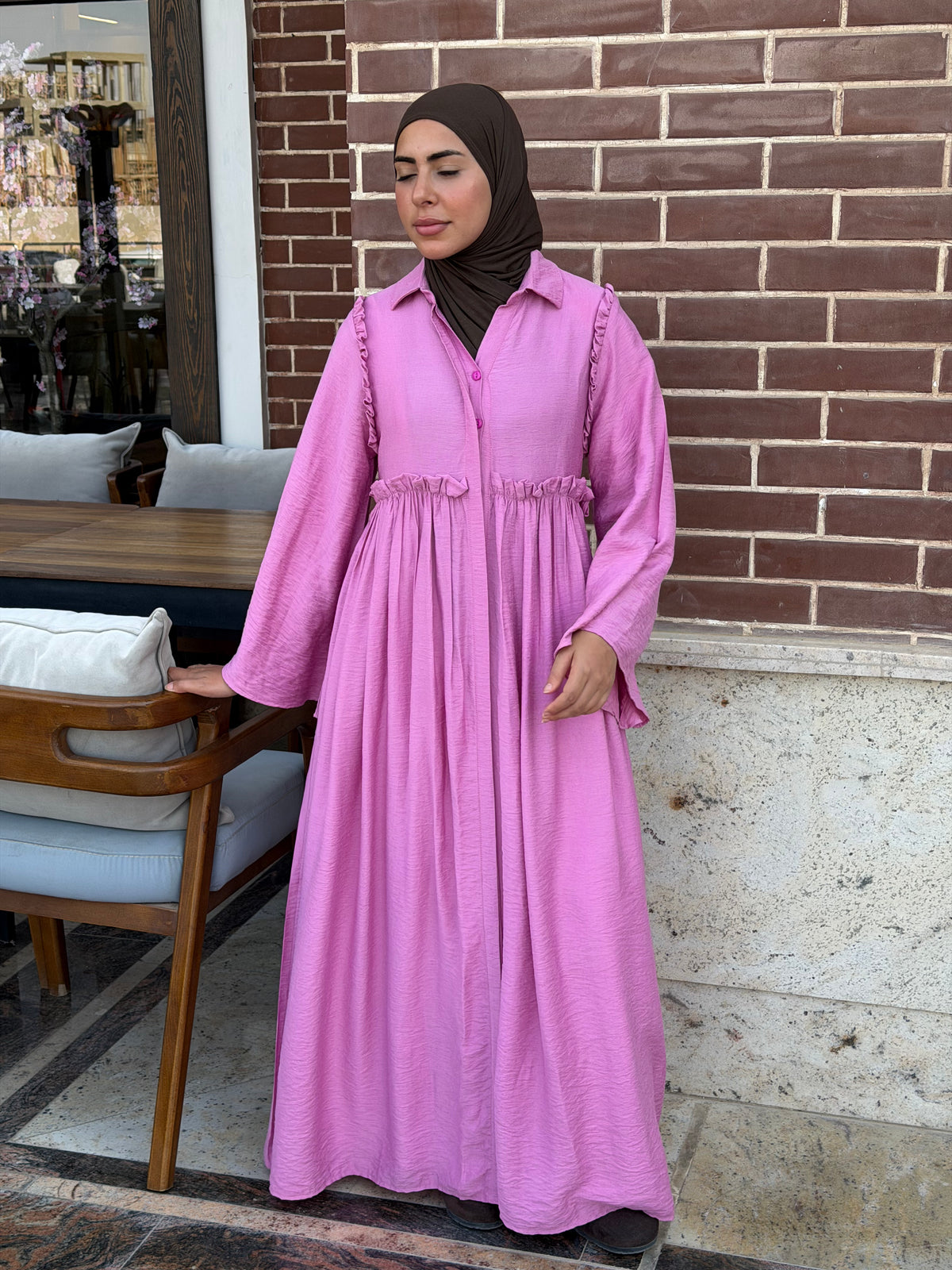 Waist Maxi Dress