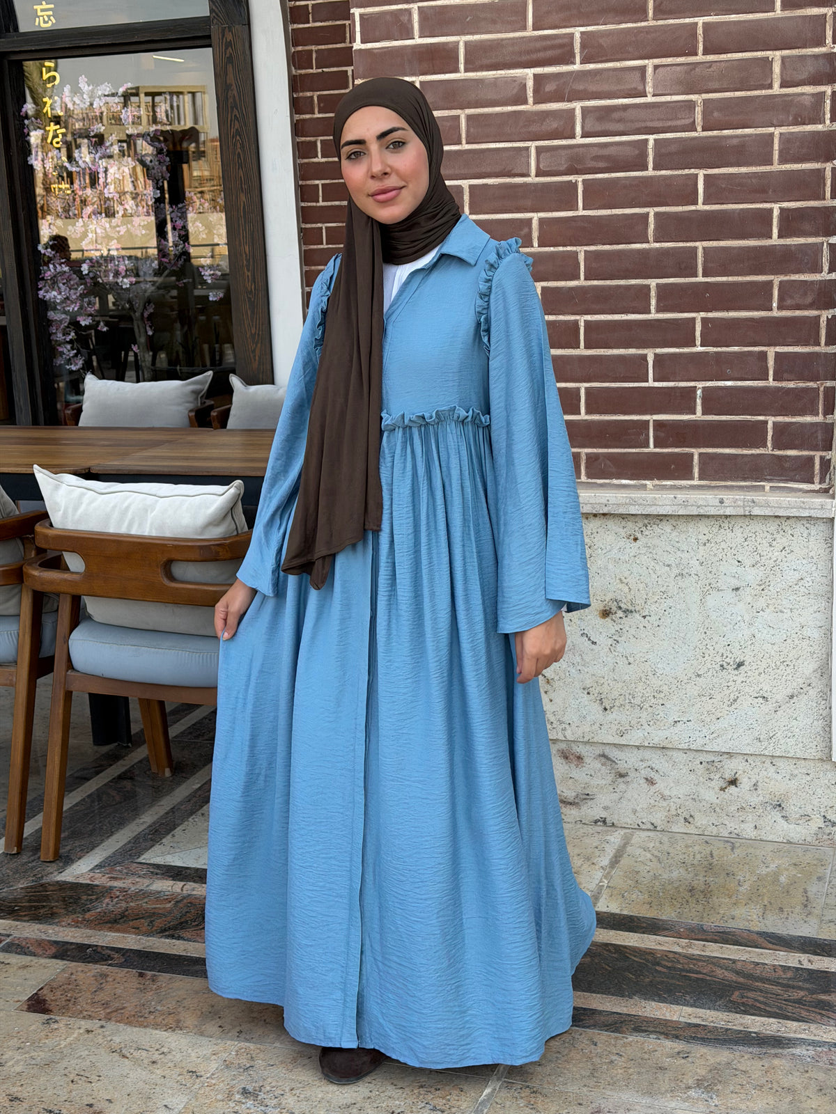 Waist Maxi Dress