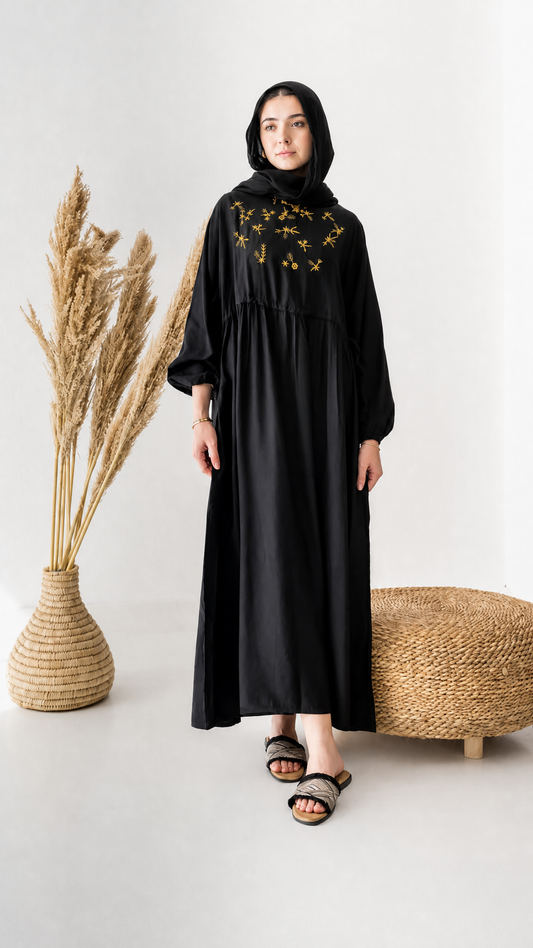 Floral Embroidered Dress