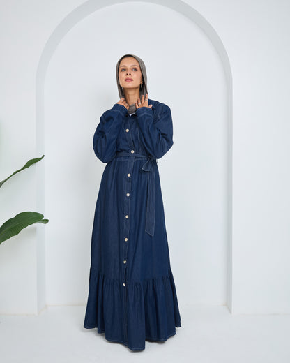 Dark Denim Shirt Dress