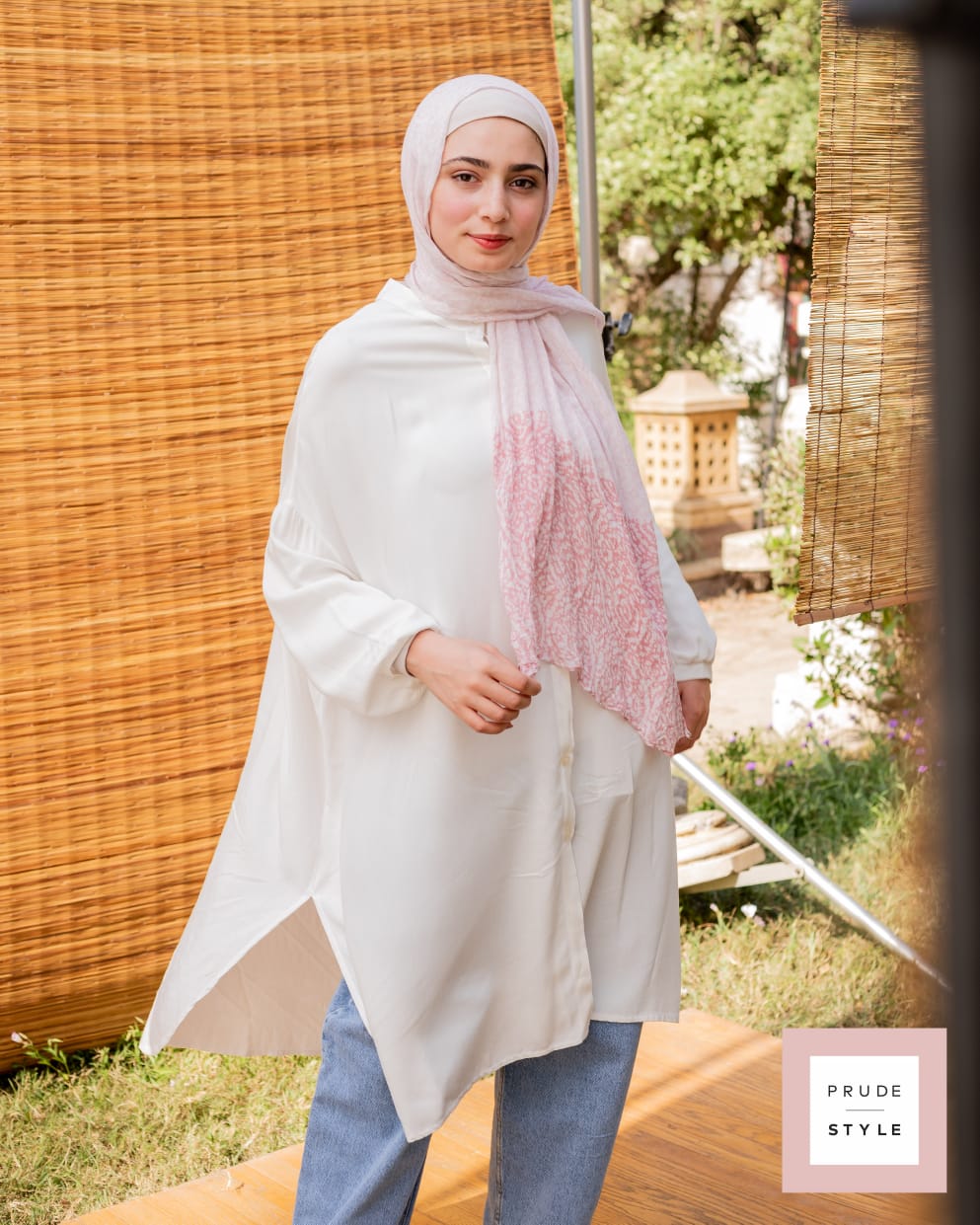 BASIC OVER SIZED SHIRT IN WHITE