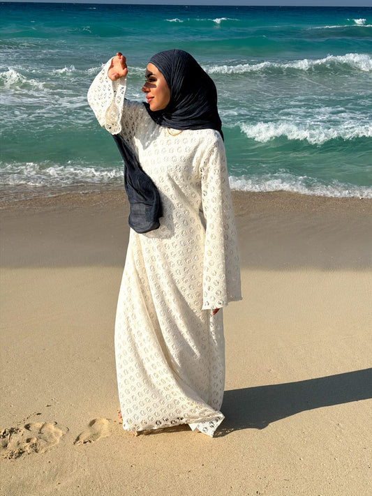 Luna Crochet Maxi Dress