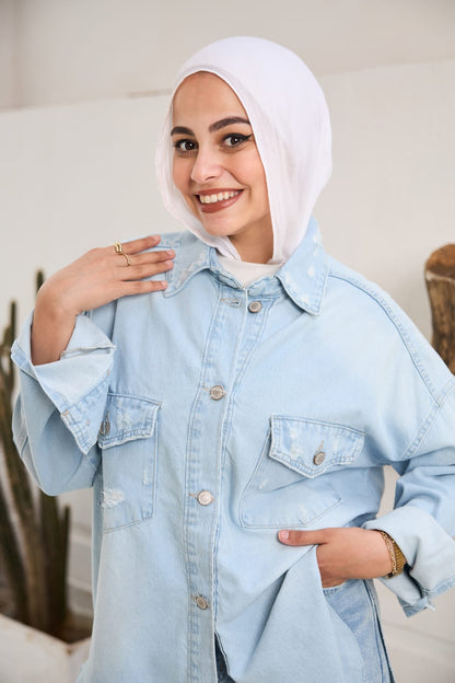 Oversized Denim Shirt