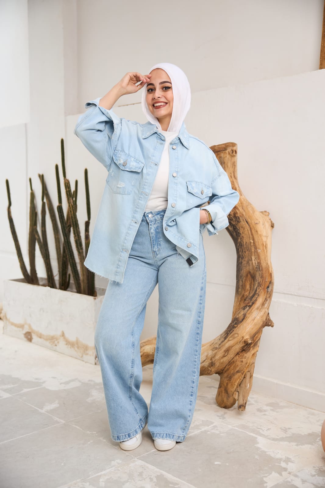 Oversized Denim Shirt