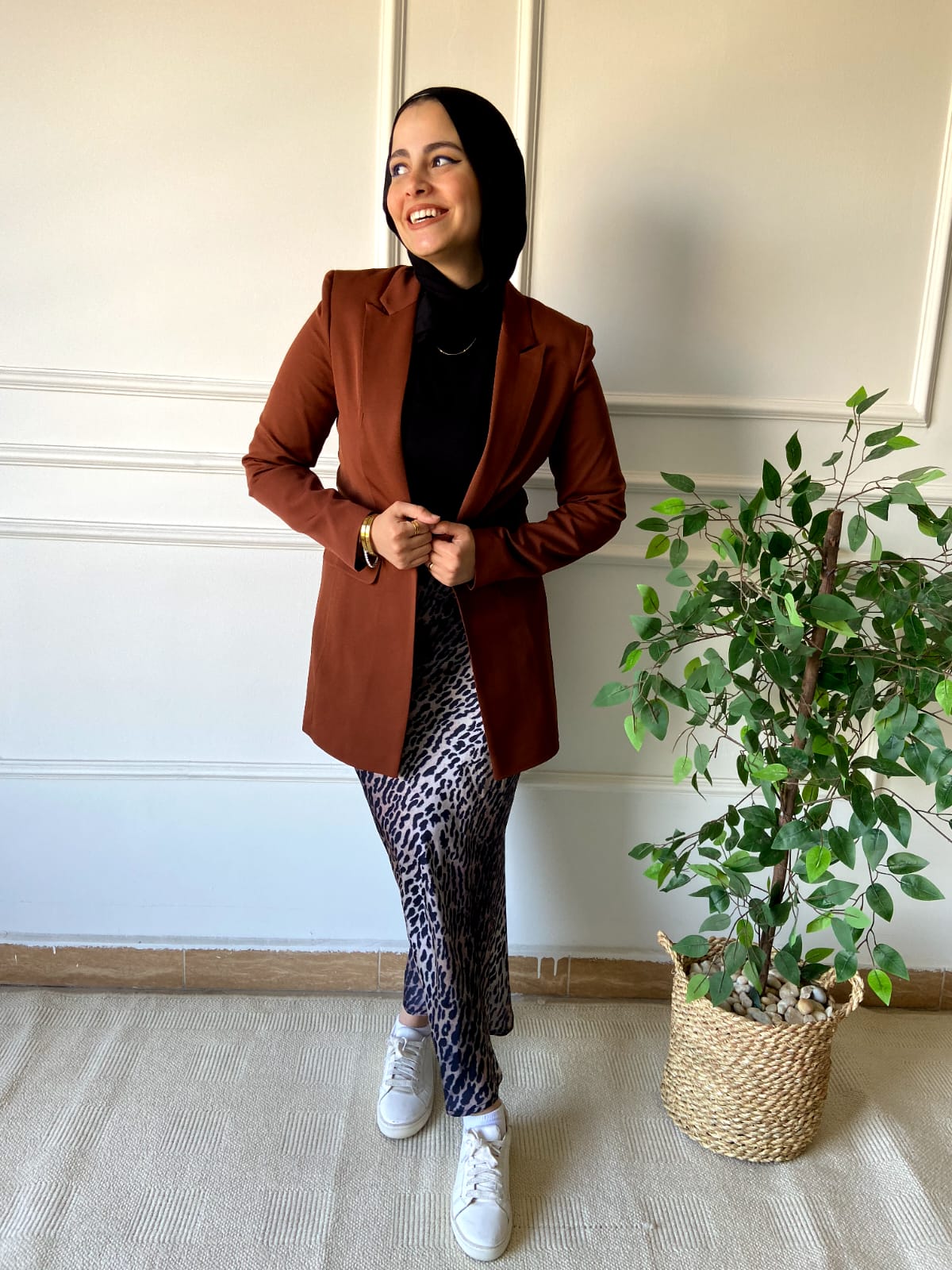 Blazer in brown