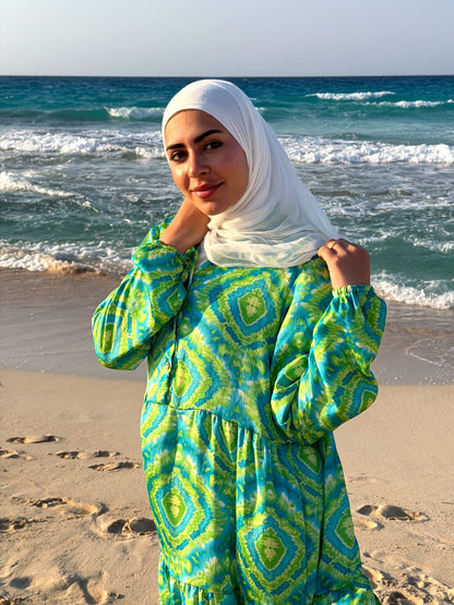 Marrakech Ikat Maxi Dress