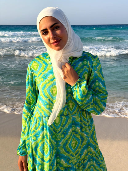 Marrakech Ikat Maxi Dress
