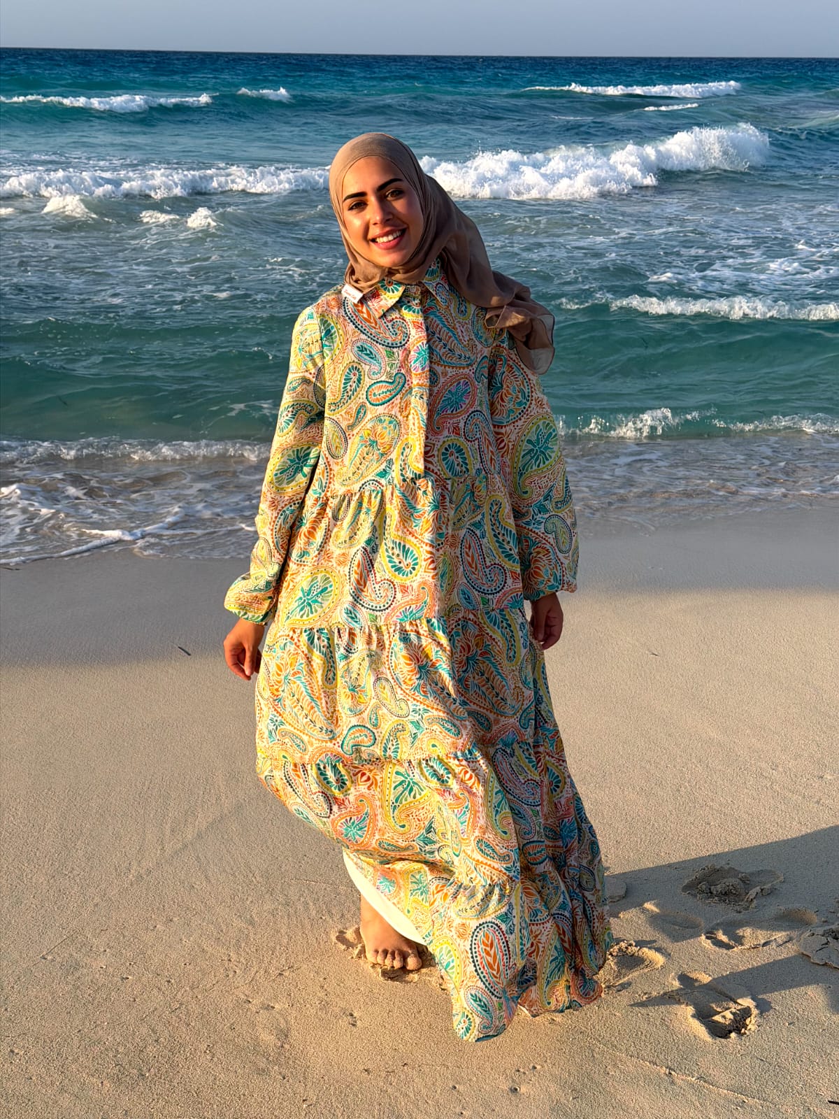 Solara Paisley Maxi Dress