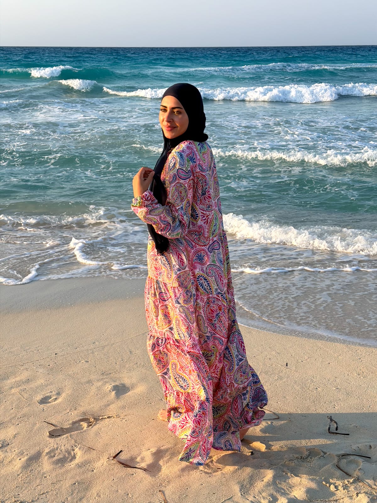 Solara Paisley Maxi Dress