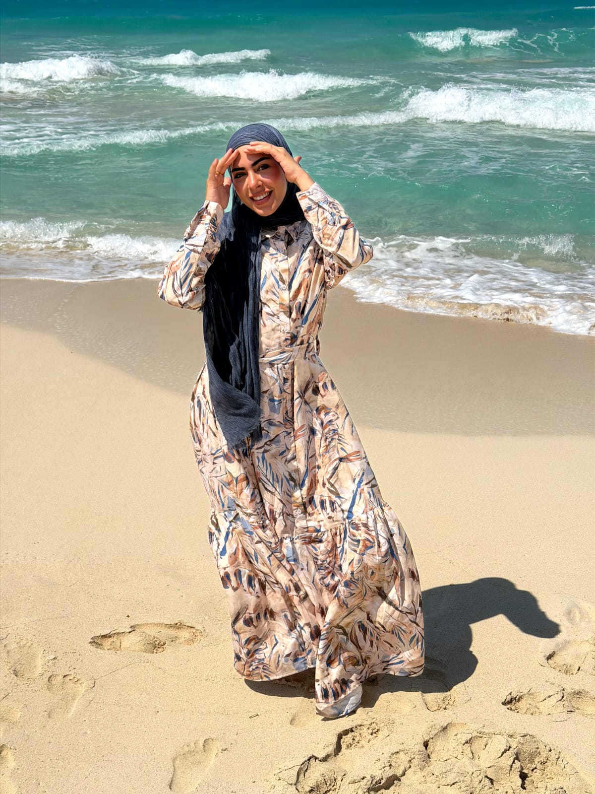 The Coastal Bloom Maxi Dress IN Aqua