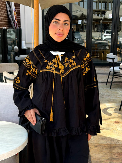 Floral Embroidered  Blouse