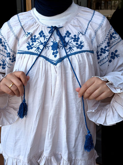 Floral Embroidered  Blouse