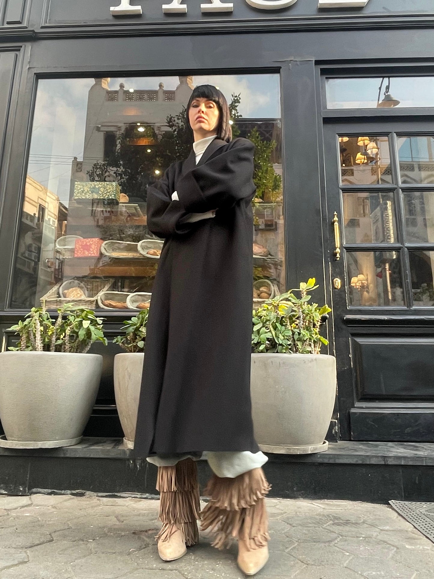 JOJO Black Coat