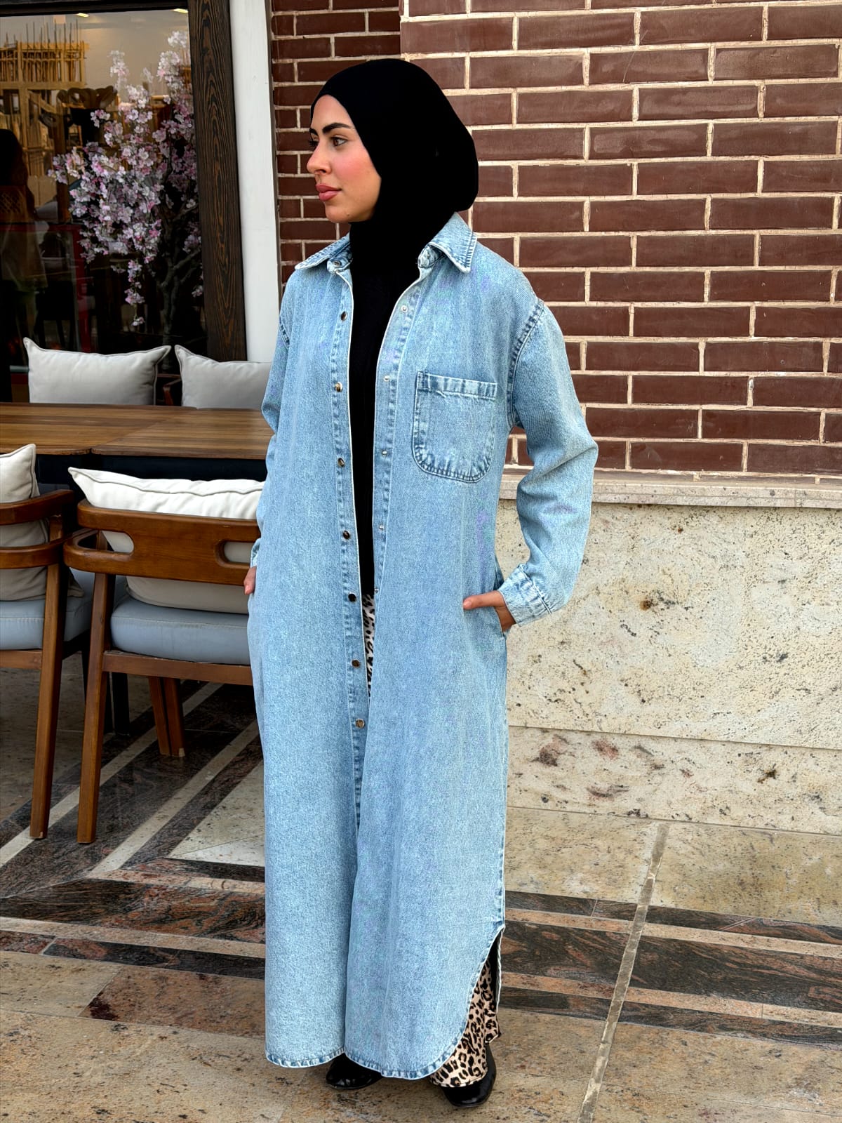 The Essential Longline Denim Overshirt