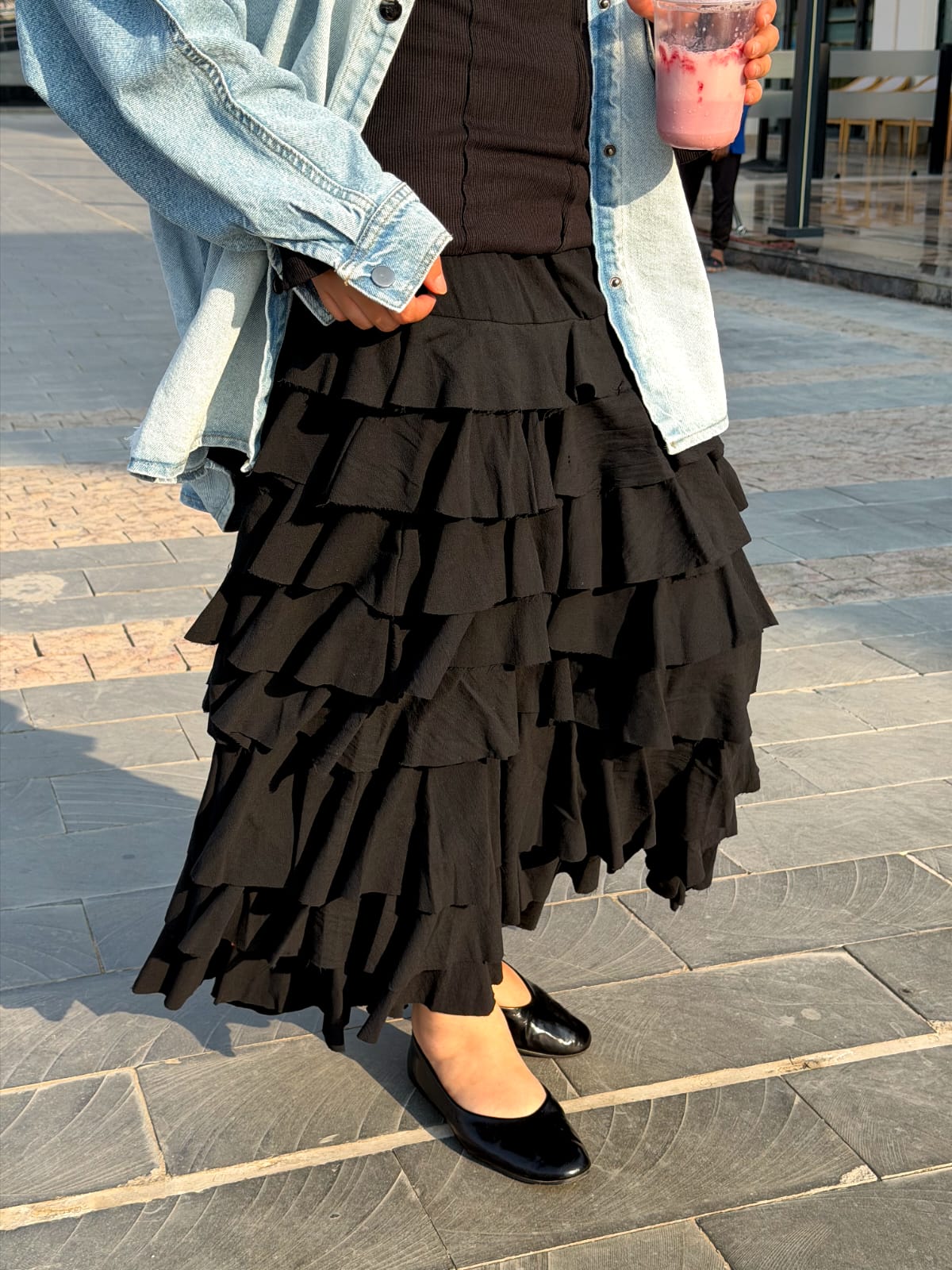 Cascade Ruffle Skirt