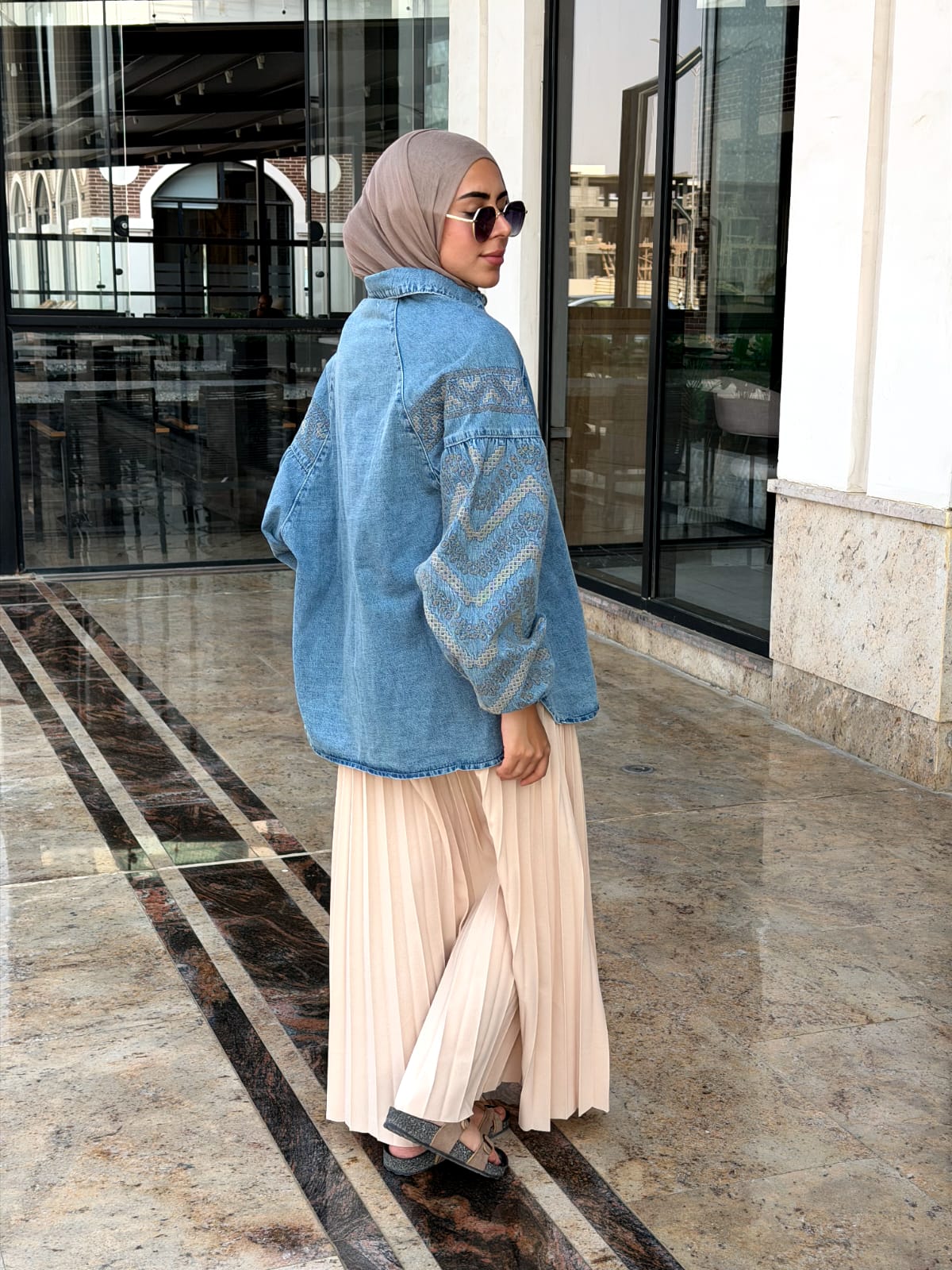 Artisan Embroidered Denim Shirt