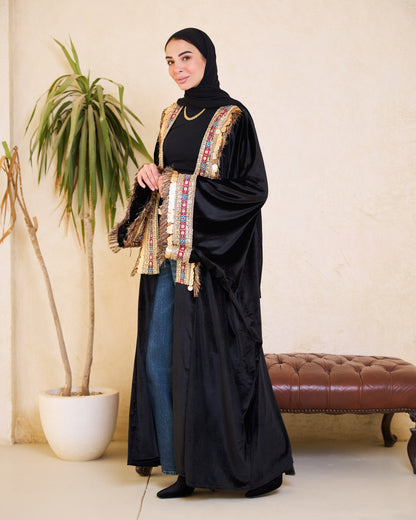 Black Luxe Embellished Kaftan – Ramadan Edition