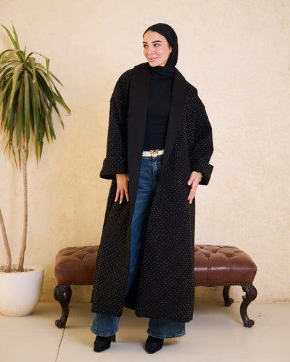Black Shimmer Coat