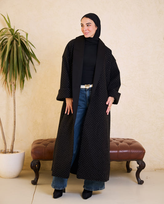Black Shimmer Coat