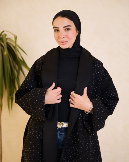 Black Shimmer Coat